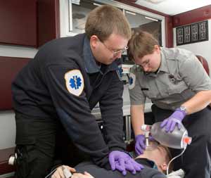 EMT paramedic training